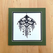 Load image into Gallery viewer, 9in x 9in Custom '2021 Christmas Print' Mat