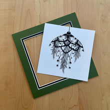 Load image into Gallery viewer, 9in x 9in Custom '2021 Christmas Print' Mat