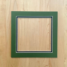 Load image into Gallery viewer, 9in x 9in Custom '2021 Christmas Print' Mat