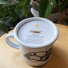 Load image into Gallery viewer, Green Moss Enamel Ware Mug + Candle