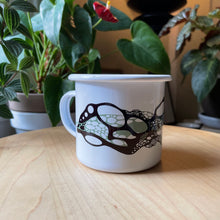 Load image into Gallery viewer, Green Moss Enamel Ware Mug + Candle